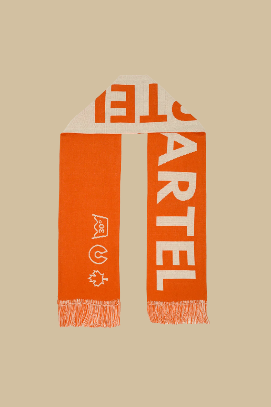 FUTURA・Écharpe petite maille・Orange