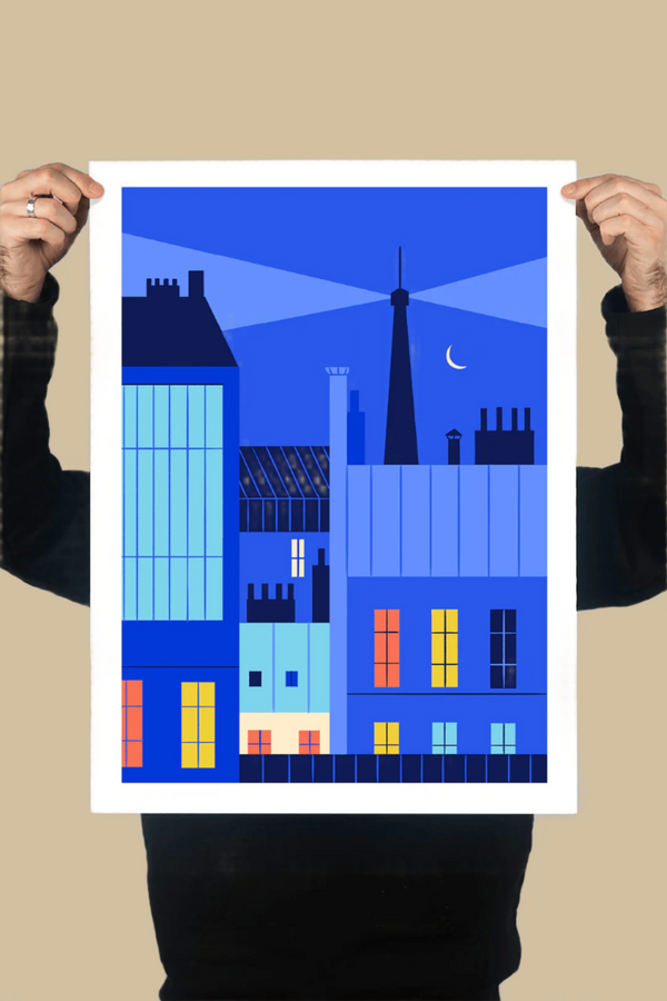 VUE SUR TOUR・Impression numérique sur papier