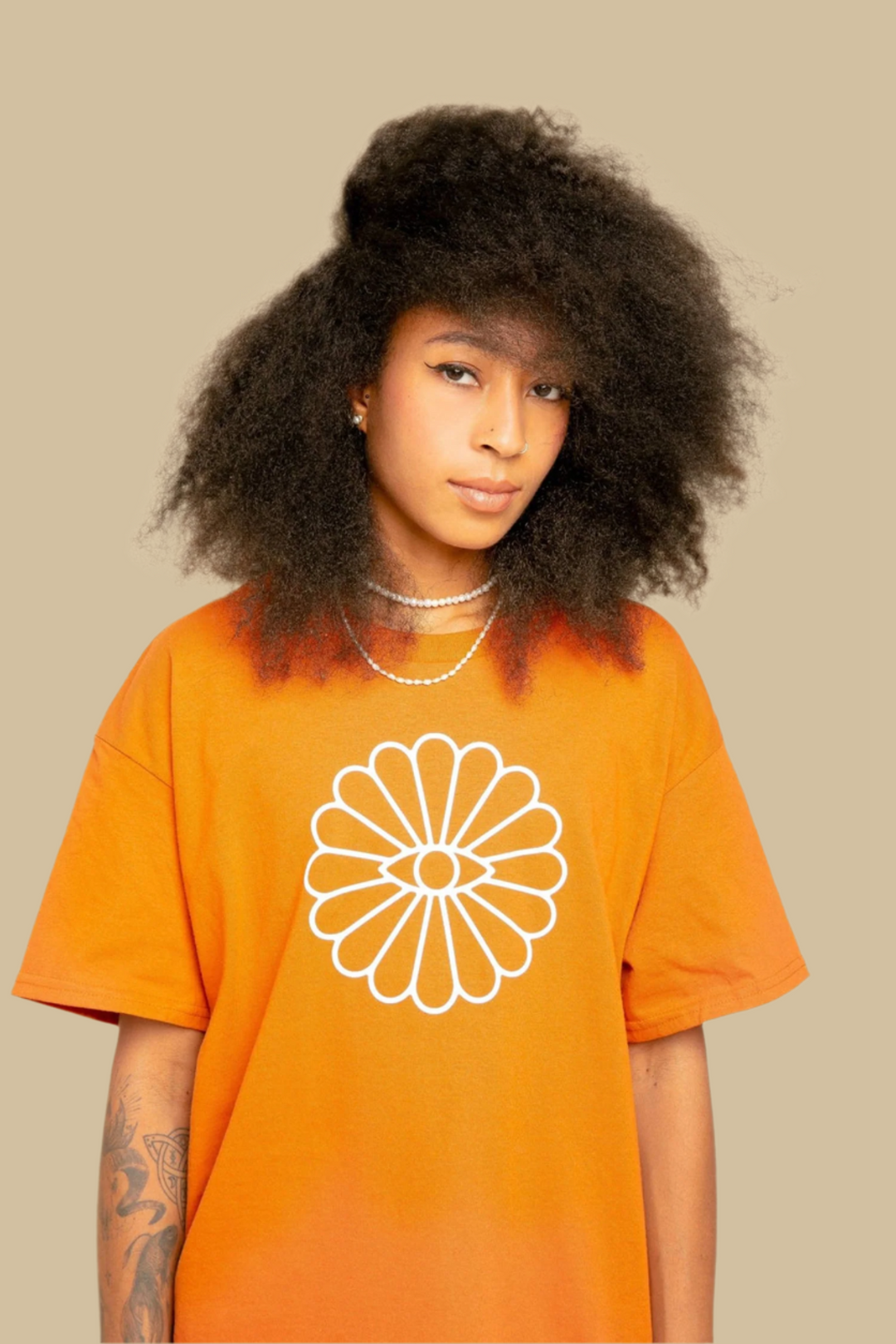 ROSAS・T-shirt unisexe・Orange