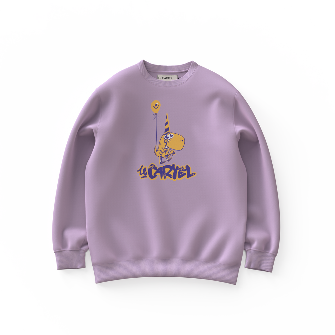 10 YEARS・Crewneck unisexe・Lilas