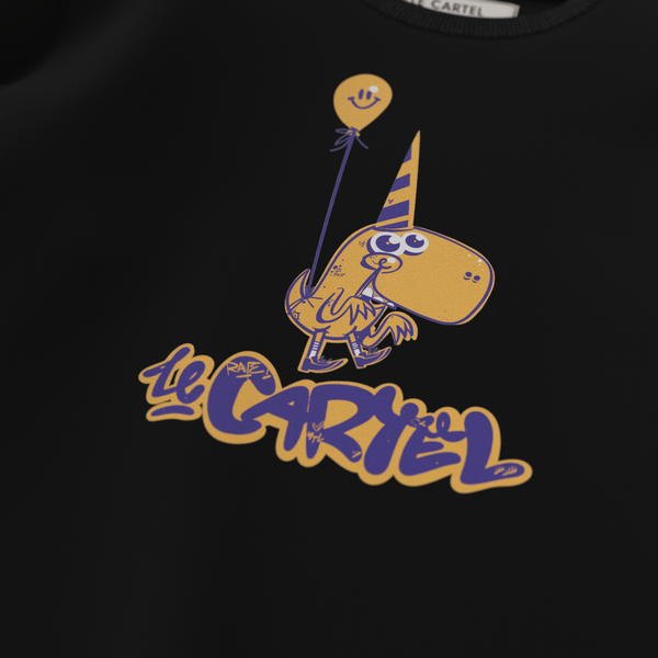 10 YEARS・Crewneck unisexe・Noir