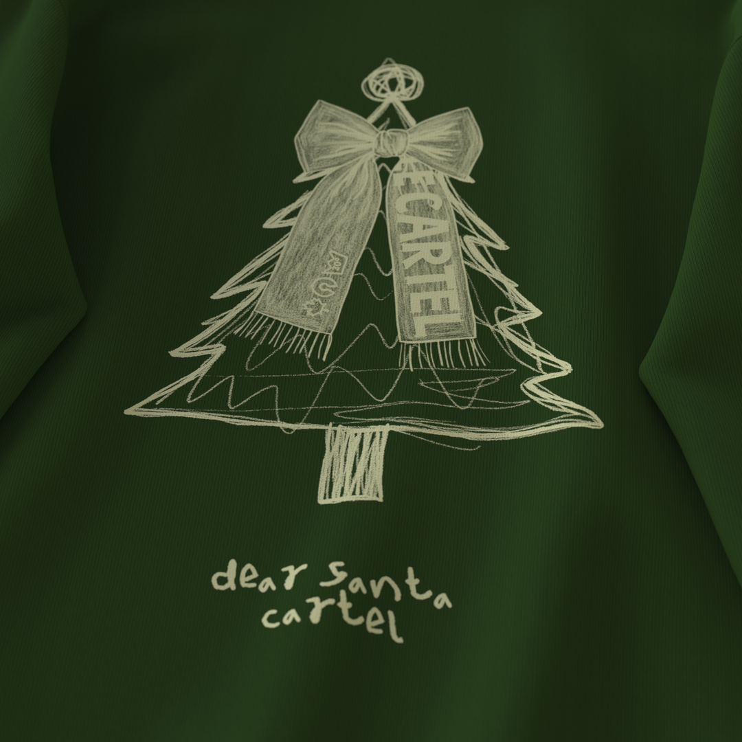 DEAR SANTA・Crewneck unisexe・Vert forêt