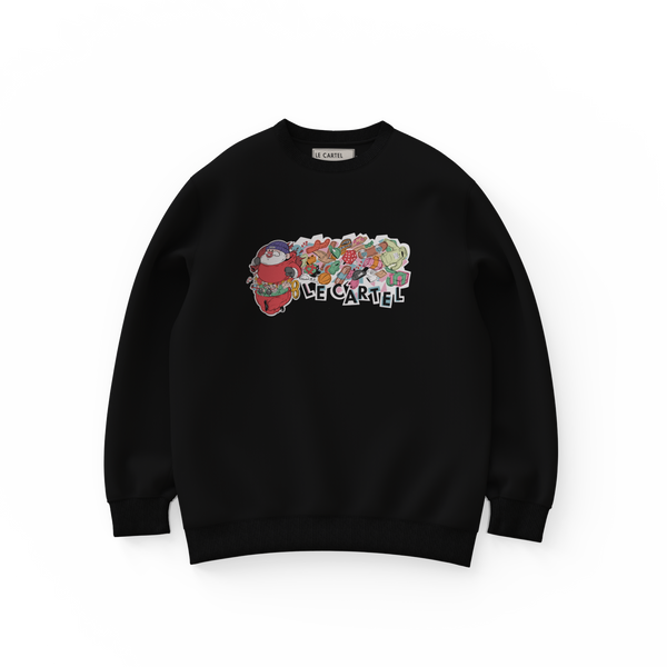 JOYEUX BORDEL・Crewneck unisexe・Noir