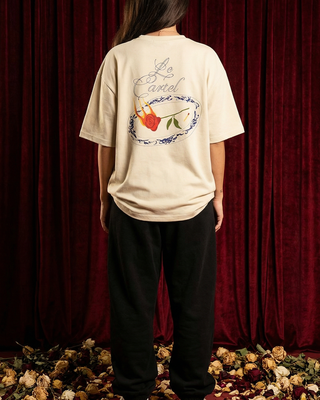 EPI-LOGUE・T-shirt oversized unisex・Cream