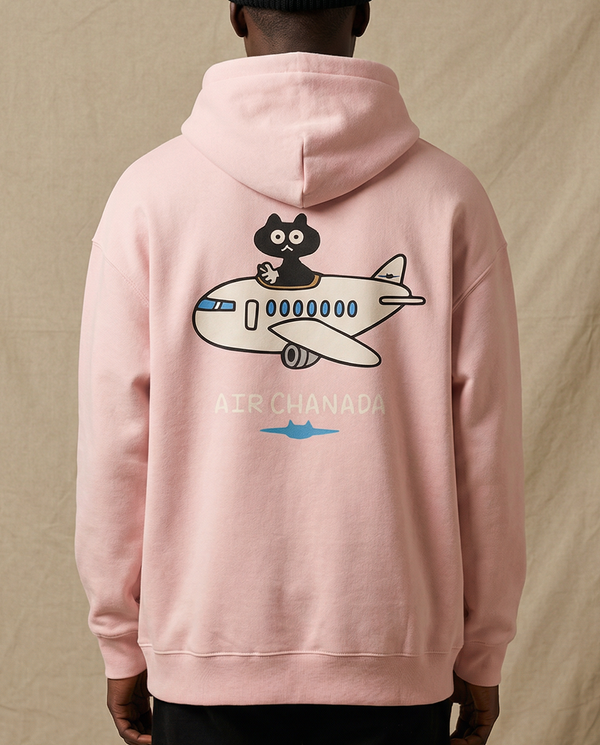 AIR CHANADA・Hoodie unisexe・Rose poudré