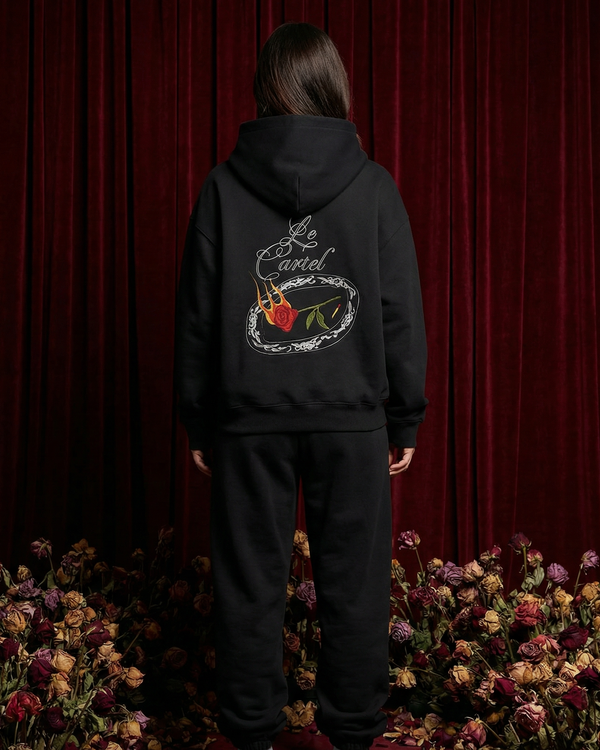 EPI-LOGUE・Hoodie ample unisexe・Noir