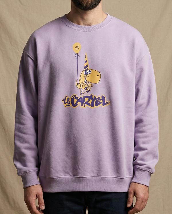 10 YEARS・Crewneck unisexe・Lilas