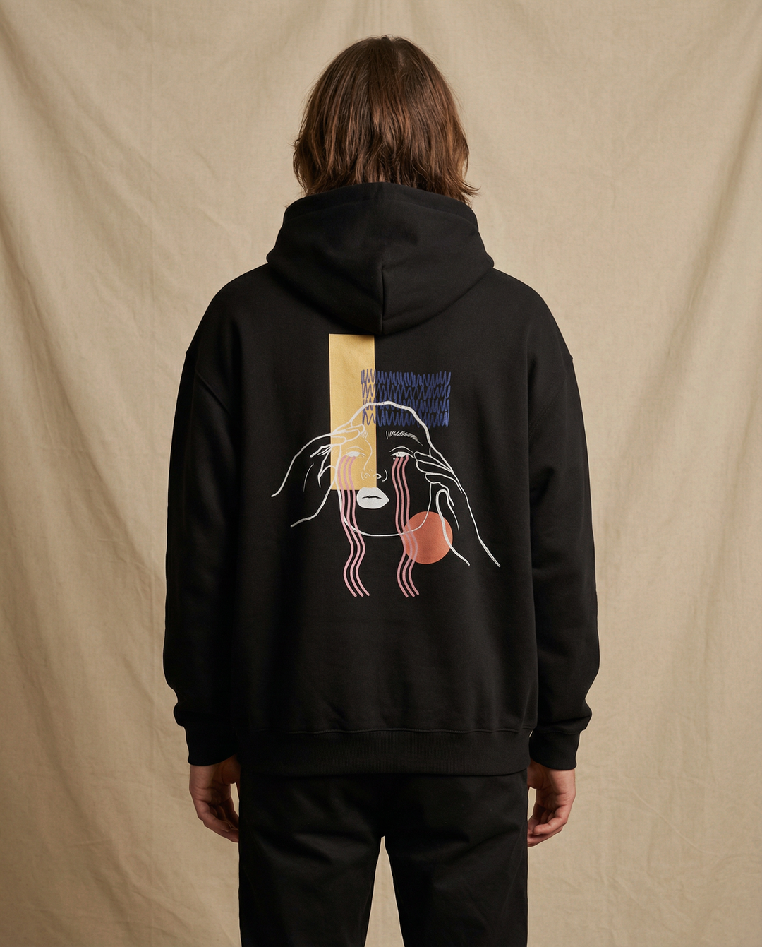 CONFUSION・Hoodie unisexe・Noir