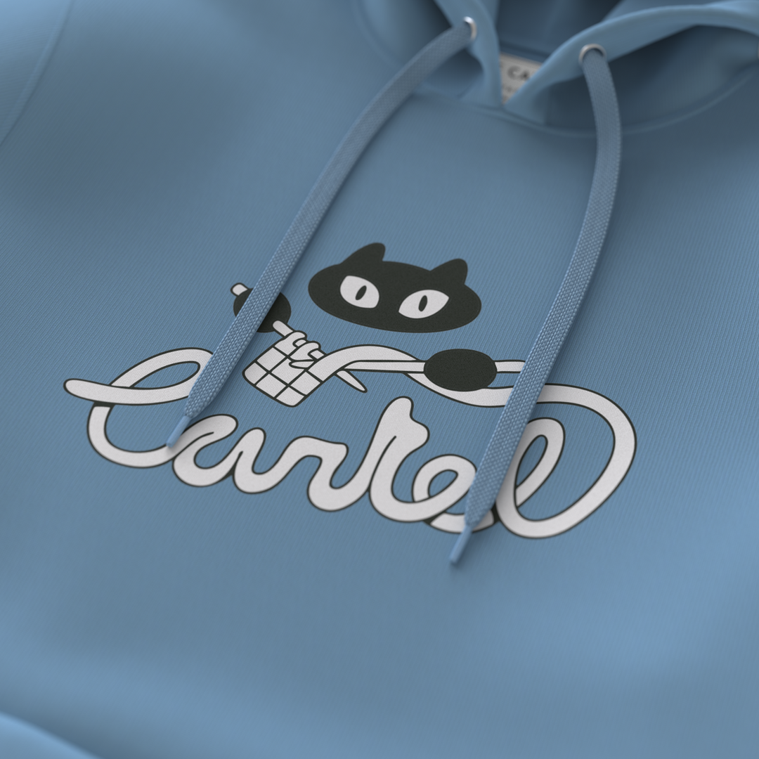 BOULE DE POIL・Hoodie unisexe・Bleu poudre