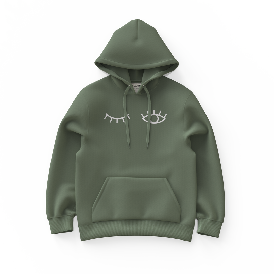 CLIN D’ŒIL・Hoodie unisexe・Vert sauge