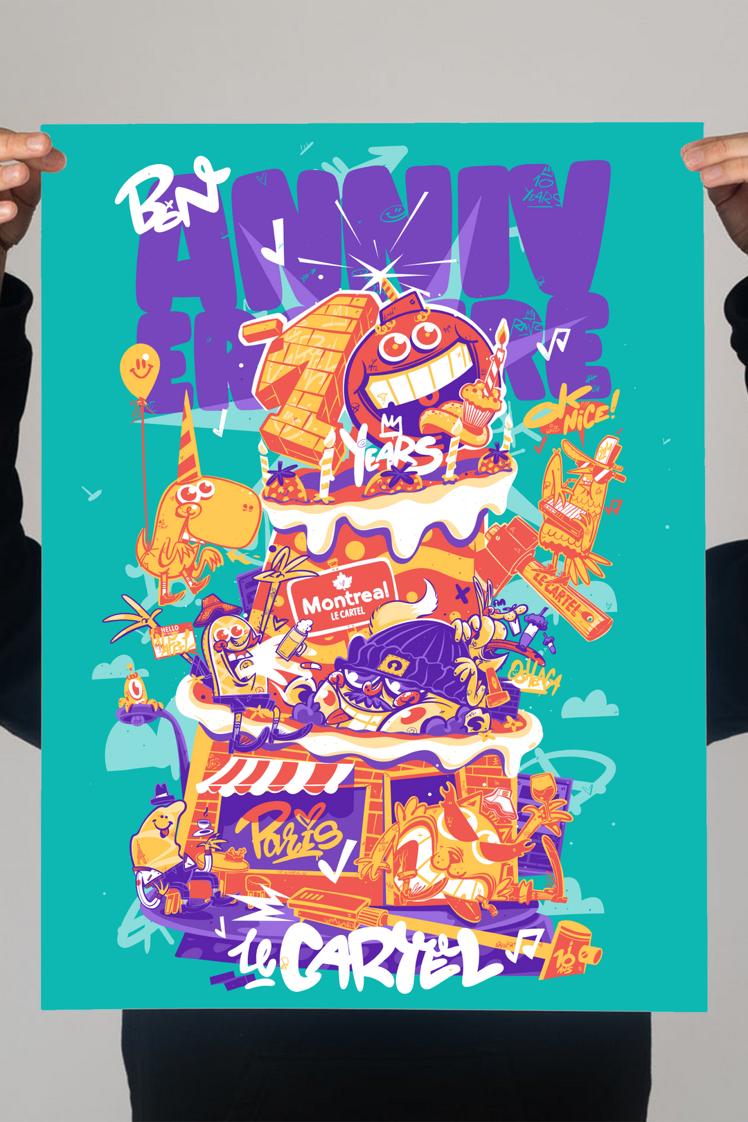 10 YEARS・Impression digitale papier