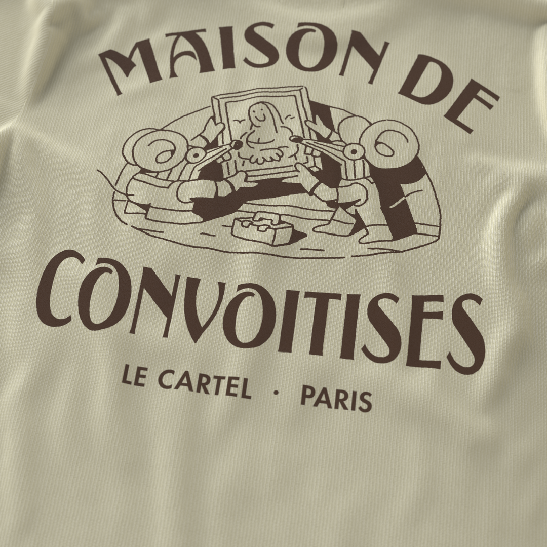 MAISON DE CONVOITISES・Large unisex T-shirt・Off-white