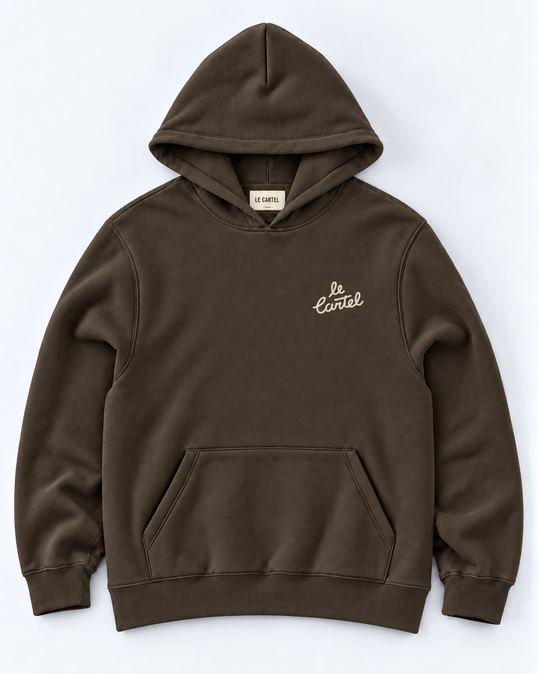 NEW OG・Hoodie unisexe brodé・Chocolat