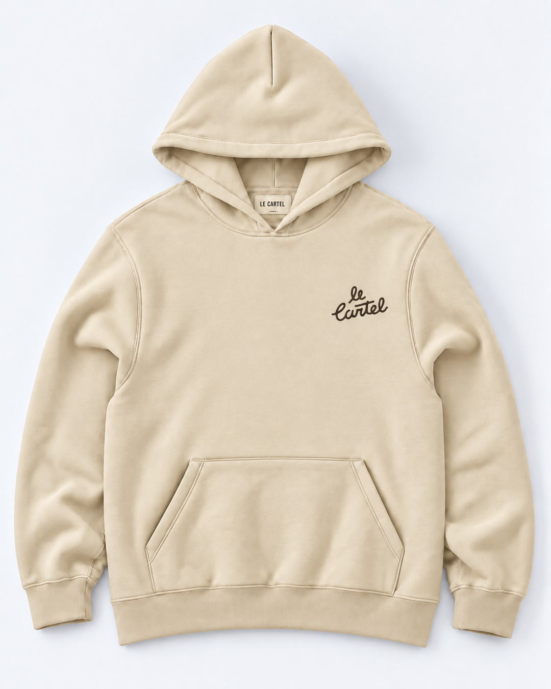 NEW OG・Hoodie unisexe brodé・Crème