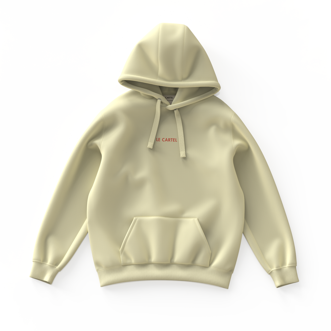 JOUR DE FÊTE . Hoodie unisexe . Crème