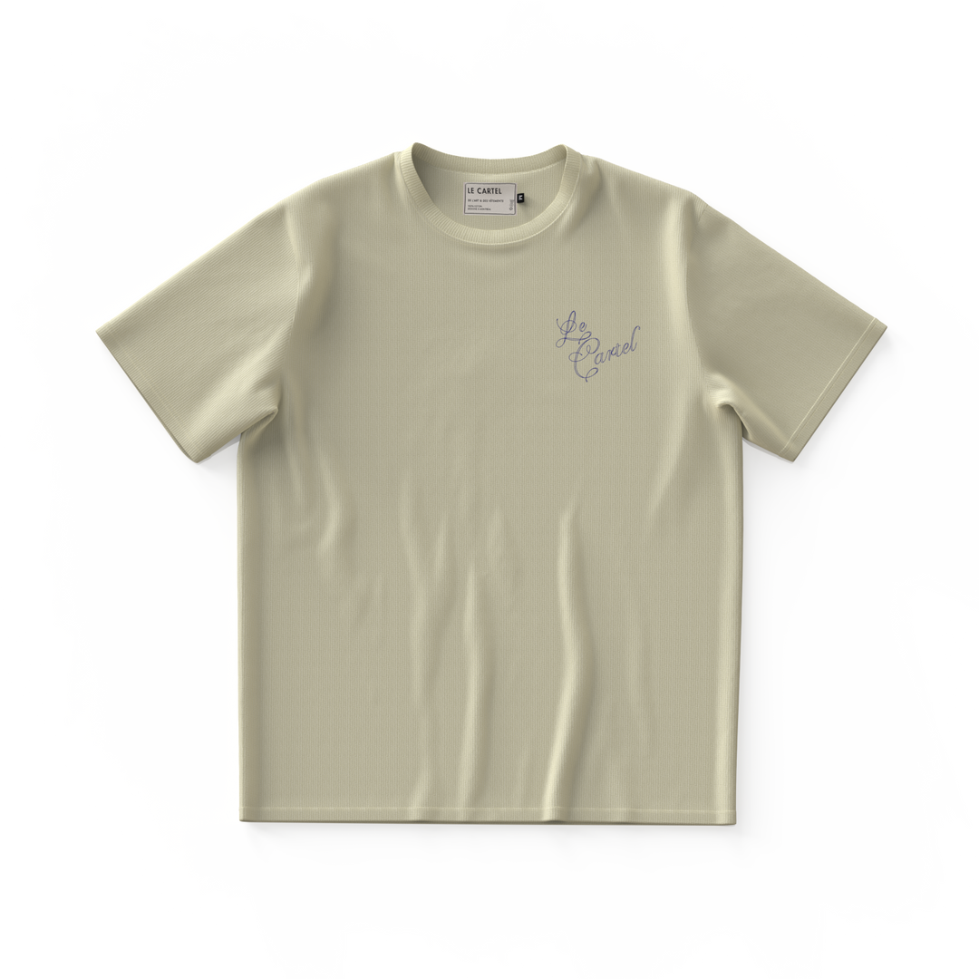 COMBUSTION LENTE・T-shirt oversized unisex・Cream
