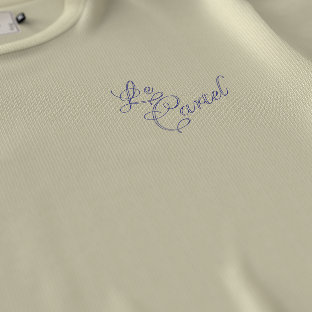 COMBUSTION LENTE・T-shirt oversized unisex・Cream