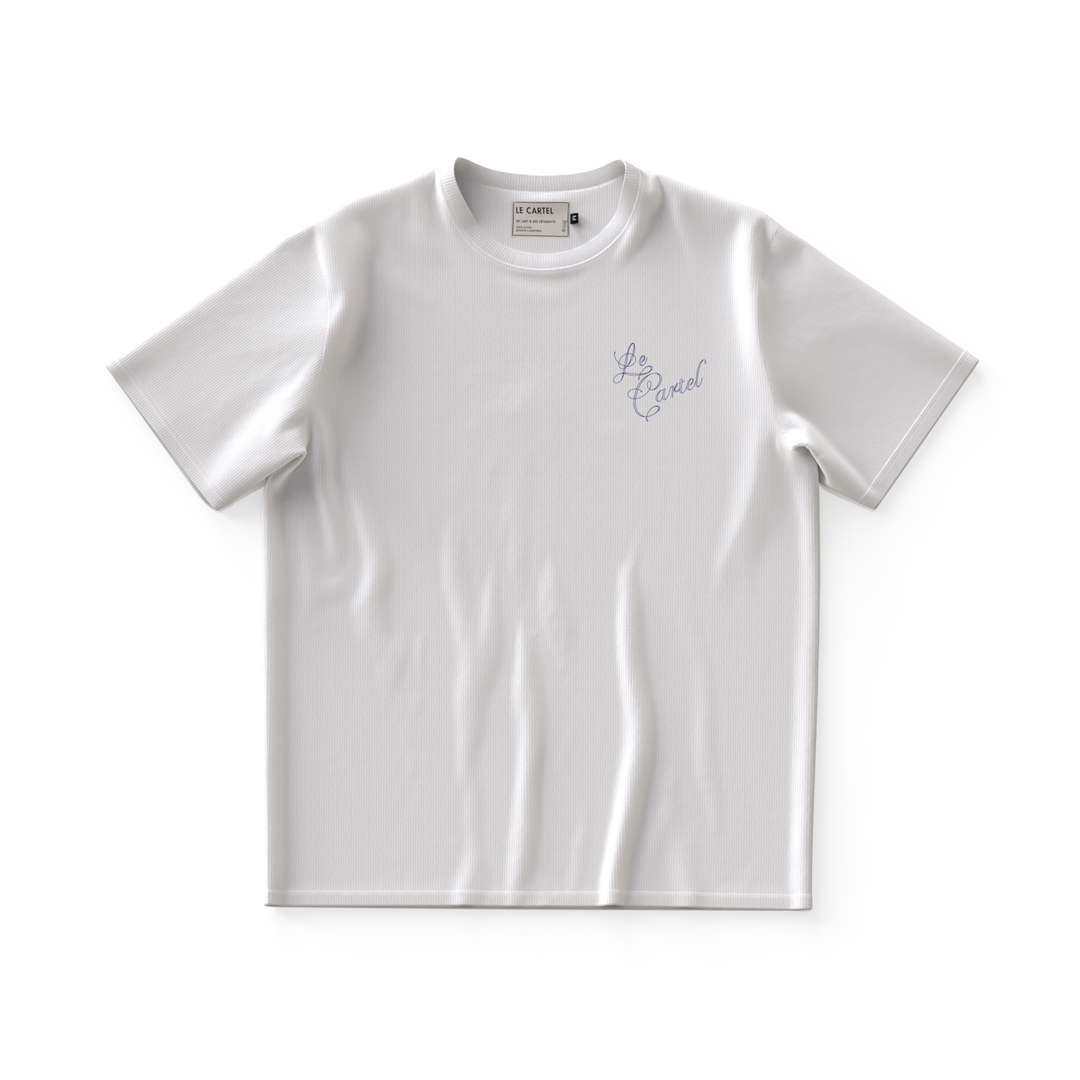 CONBUSTION LENTE・T-shirt oversized unisex・White