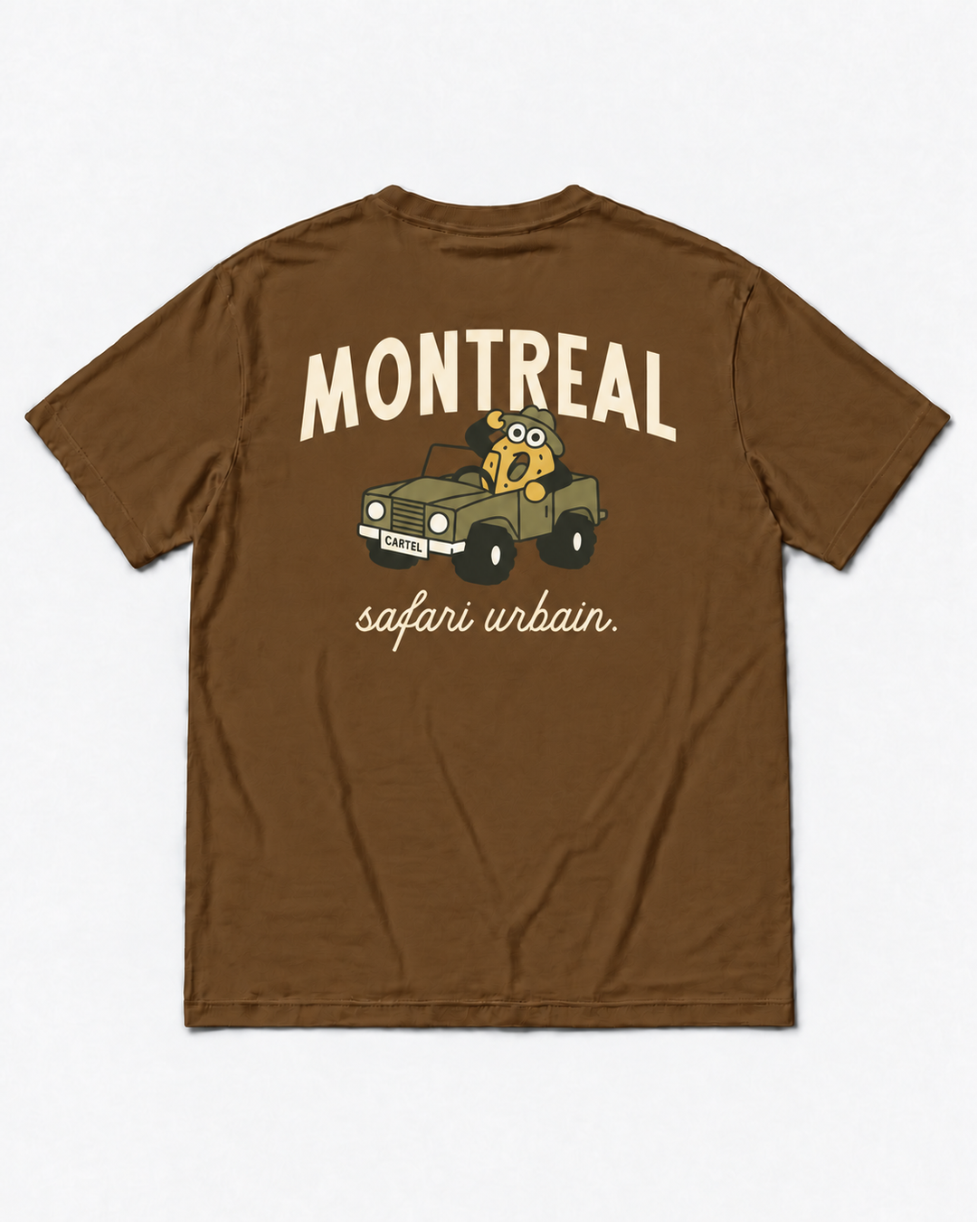 SAFARI URBAIN・T-shirt unisexe・Caramel