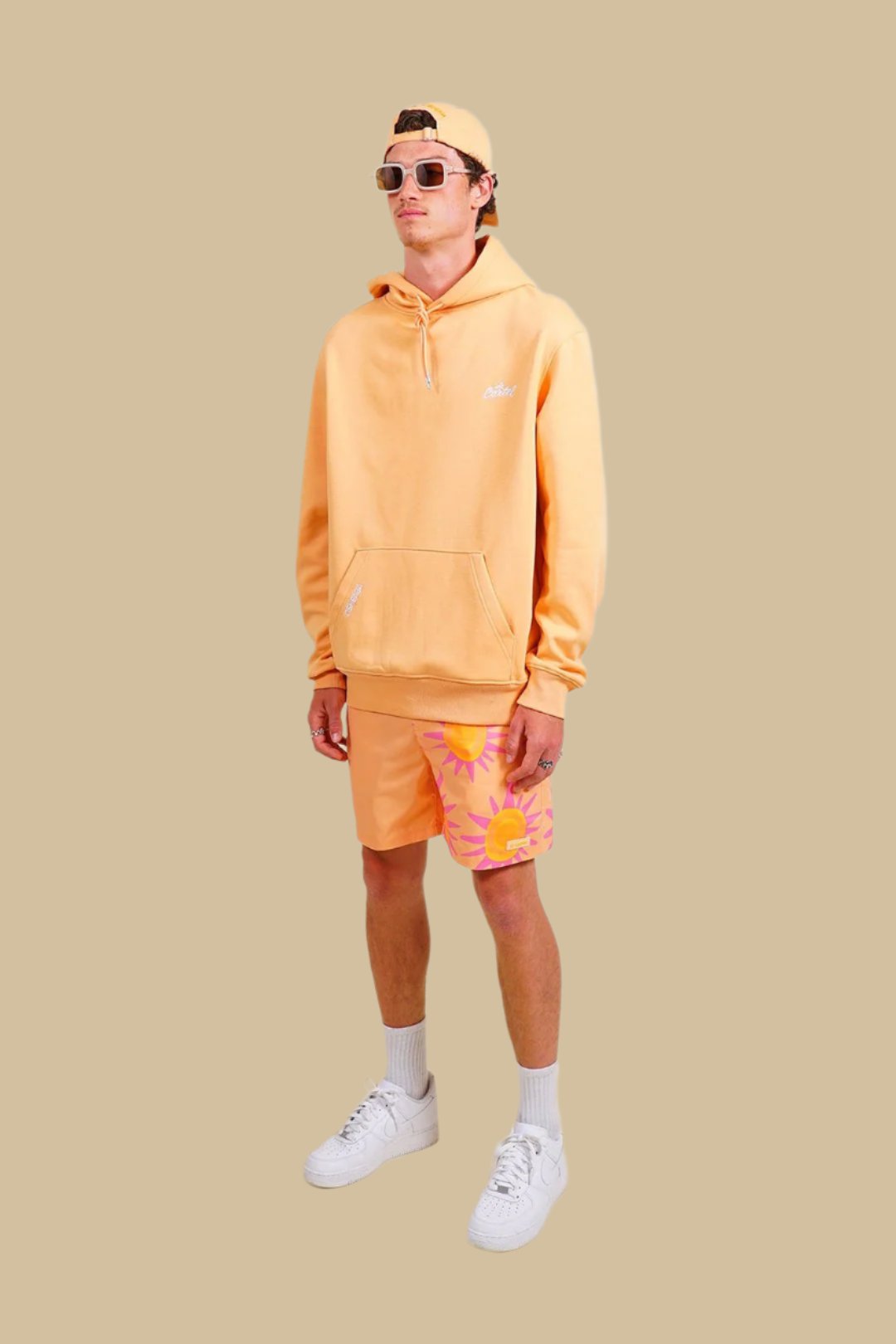 BURNING SUN・Hoodie unisexe・Pêche - Le Cartel