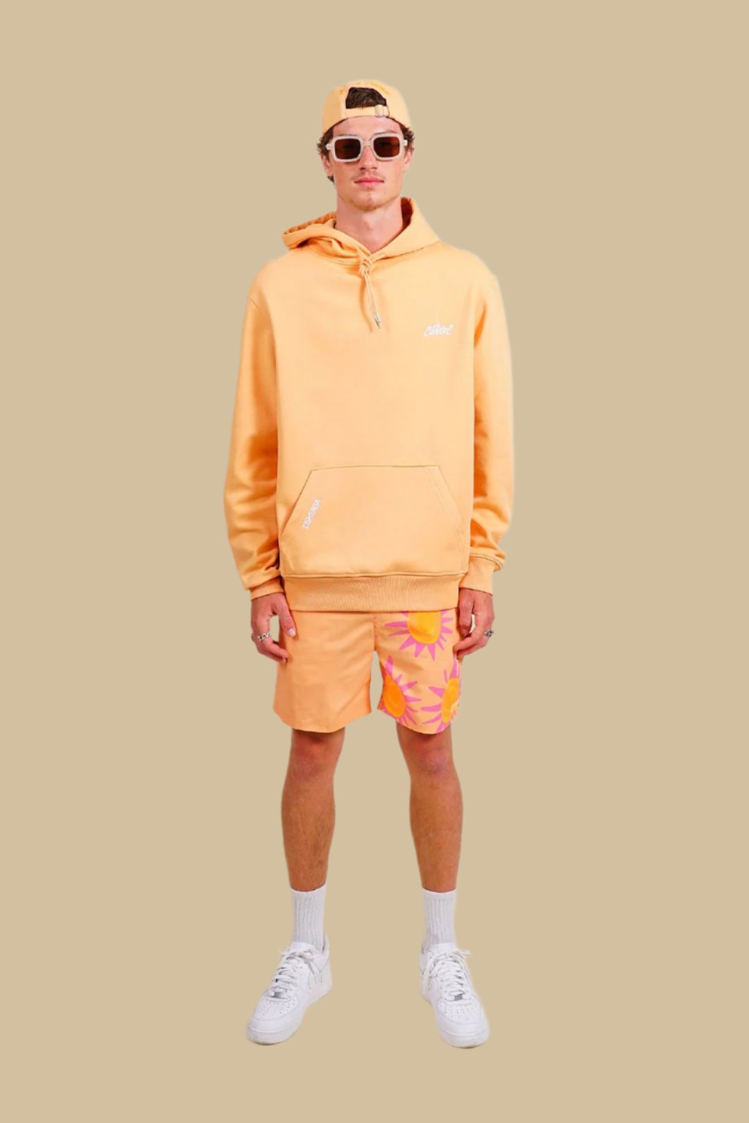 BURNING SUN・Hoodie unisexe・Pêche - Le Cartel