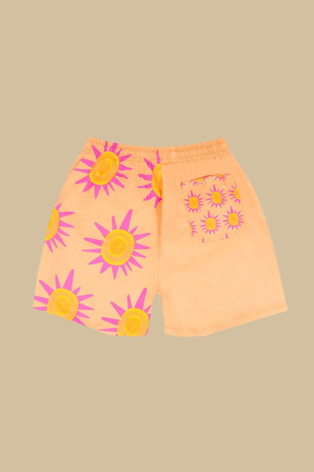 BURNING SUN・Short imprimé・Pêche - Le Cartel