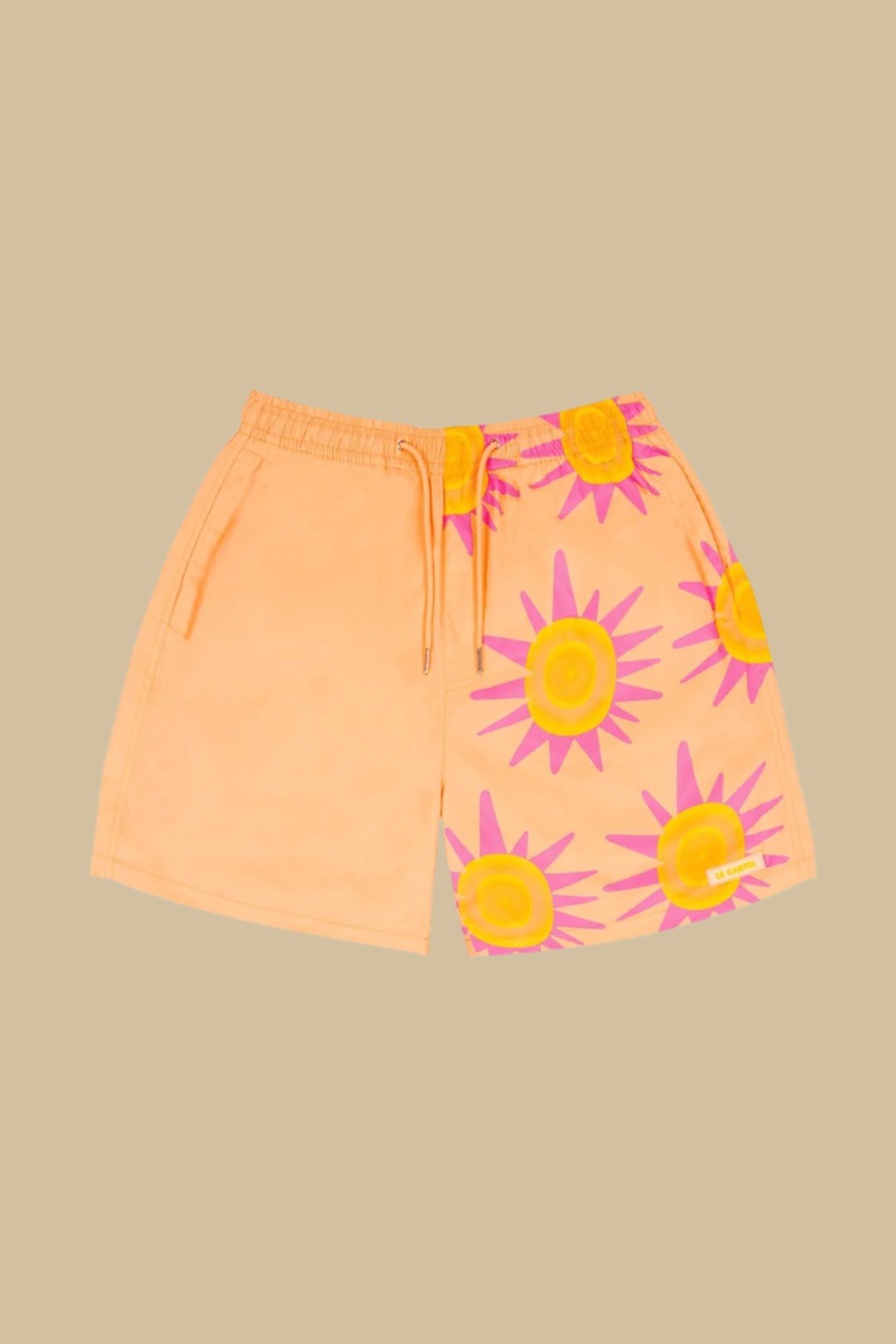 BURNING SUN・Short imprimé・Pêche - Le Cartel