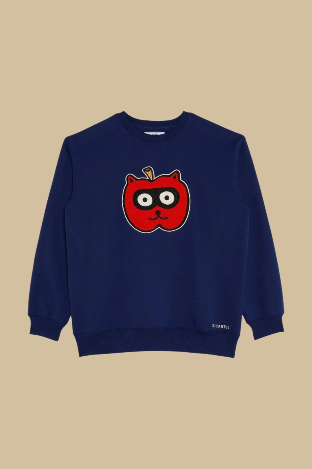 CHAT POMME・Crewneck unisexe・Bleu - Le Cartel