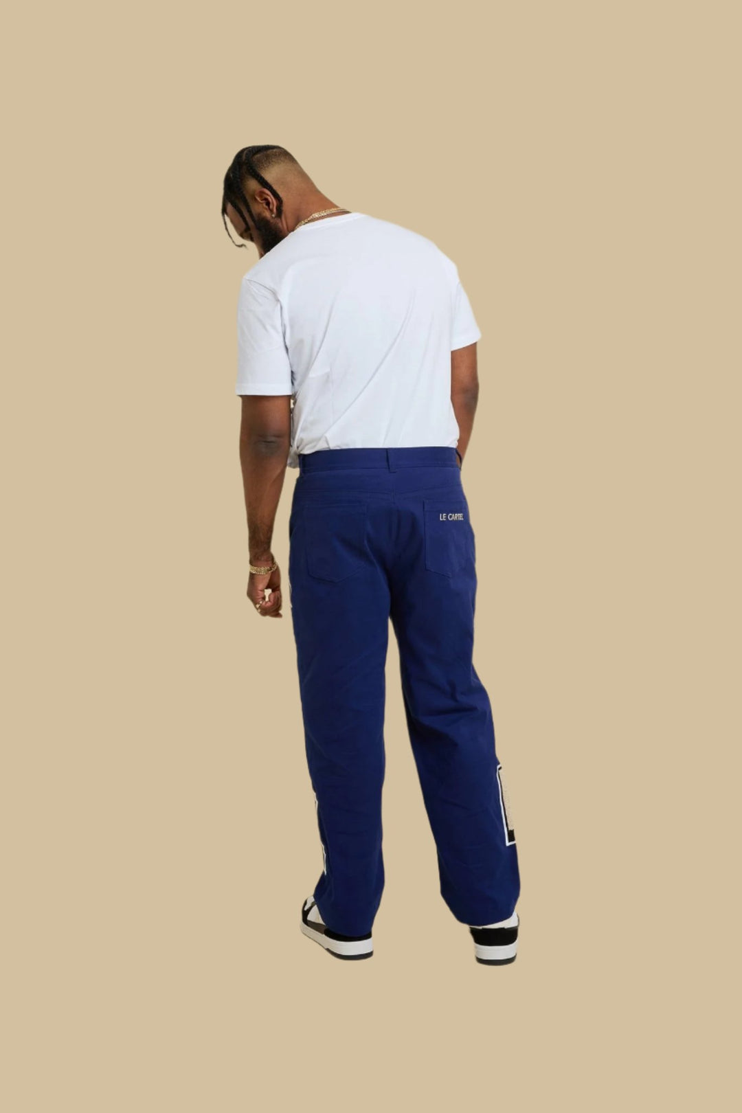 CHATCON・Pantalon cargo unisexe・Bleu - Le Cartel