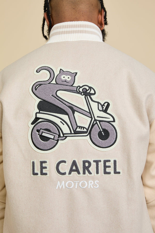 CHATCON・Veste varsity・Sable - Le Cartel