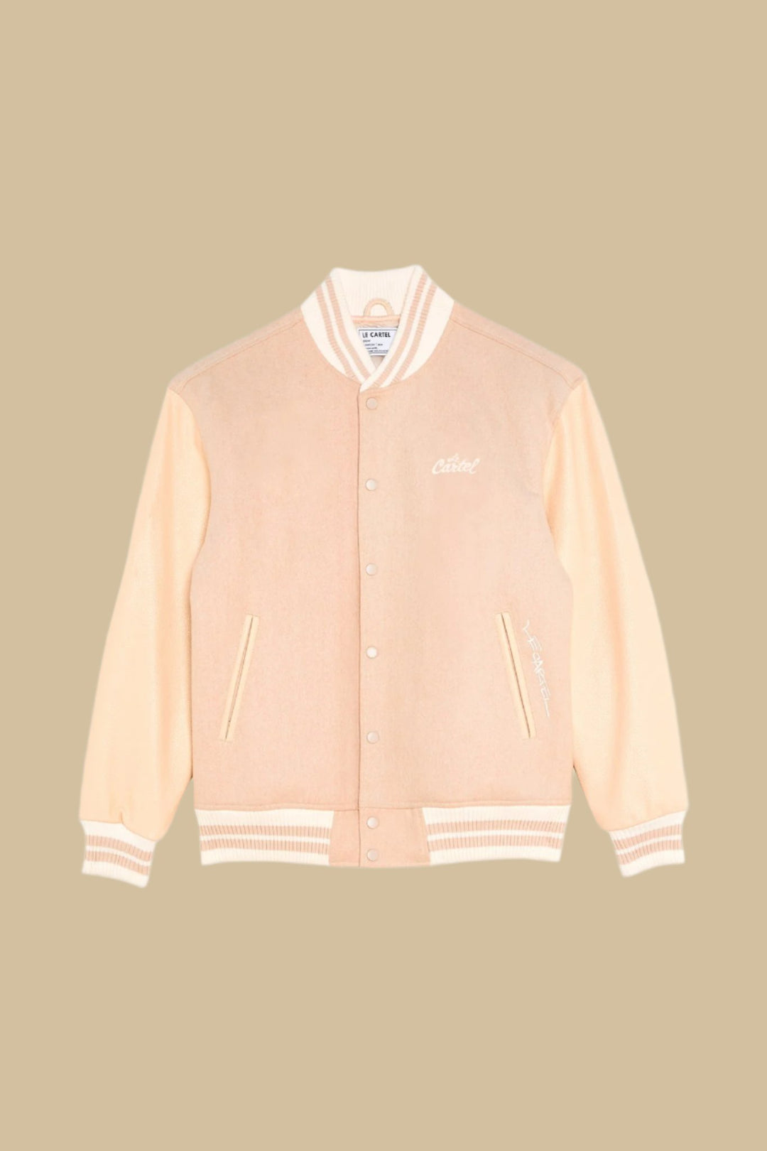 CHATCON・Veste varsity・Sable - Le Cartel