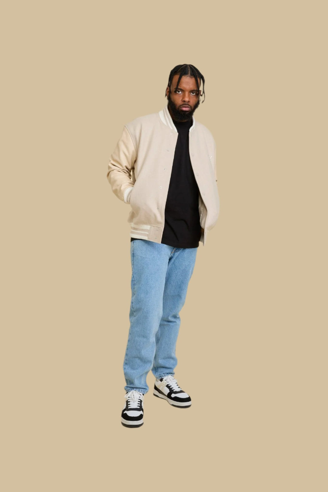 CHATCON・Veste varsity・Sable - Le Cartel