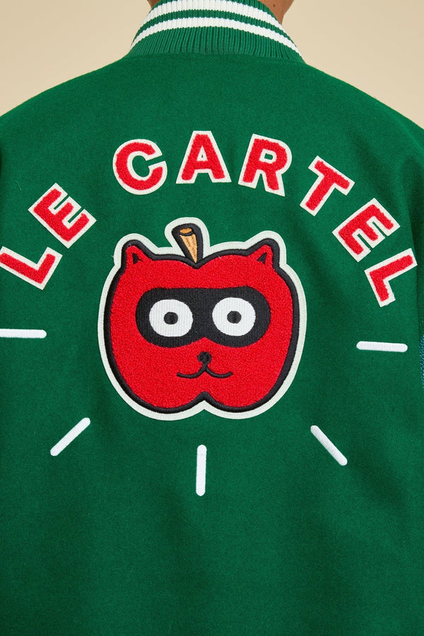 CHATCON・Veste varsity・Verte - Le Cartel