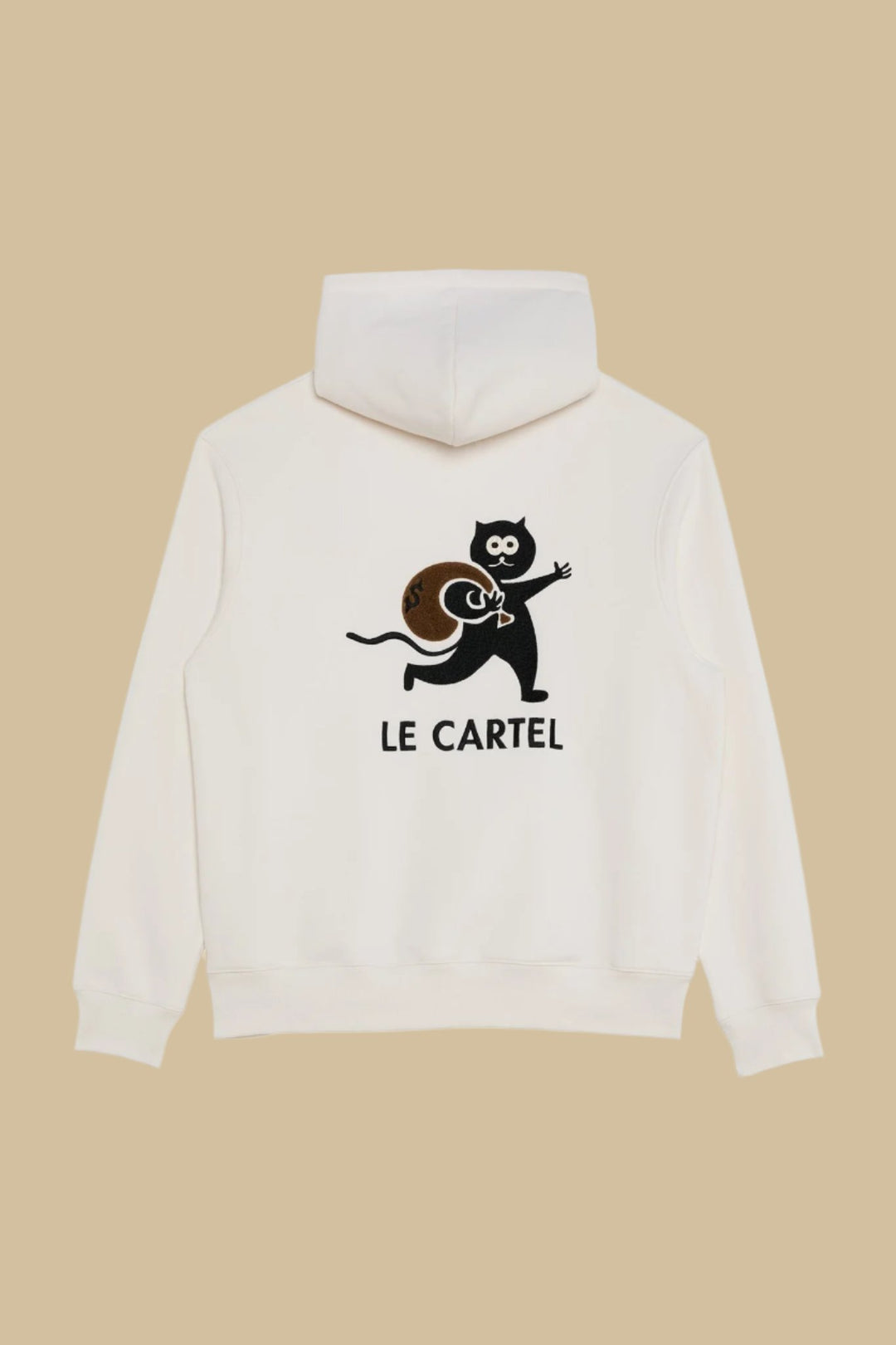 CHATPARDEUR・Hoodie unisexe・Blanc cassé - Le Cartel