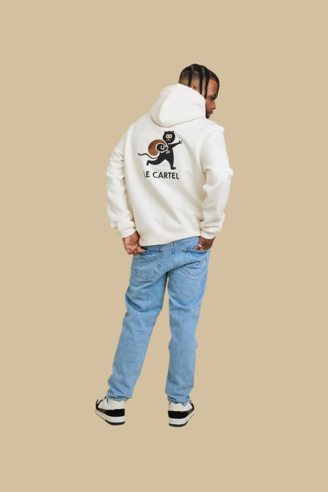 CHATPARDEUR・Hoodie unisexe・Blanc cassé - Le Cartel