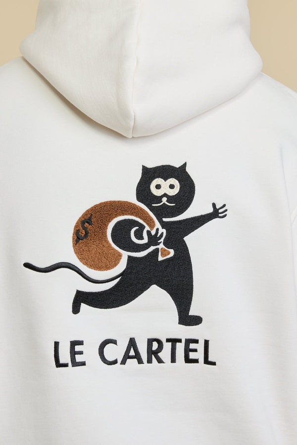 CHATPARDEUR・Hoodie unisexe・Blanc cassé - Le Cartel