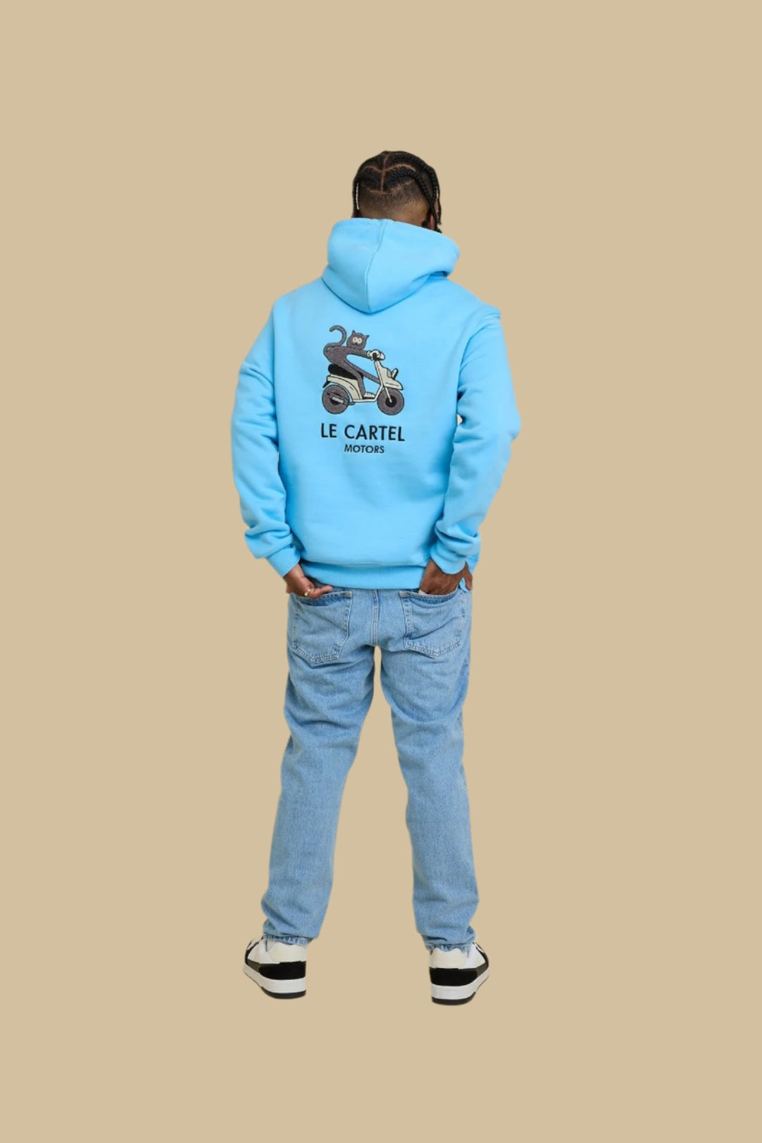 CHATVROOM・Hoodie unisexe・Bleu - Le Cartel