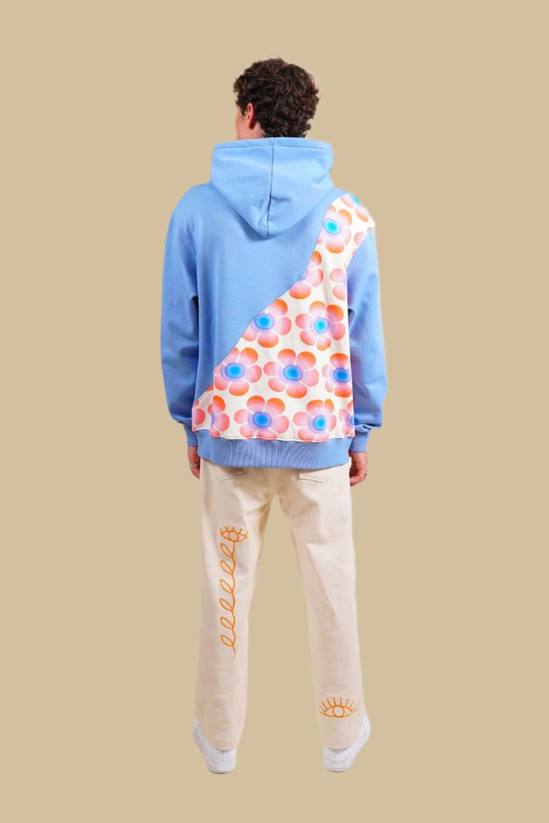 FLOWER POWER・Hoodie unisexe・Bleu poudre - Le Cartel