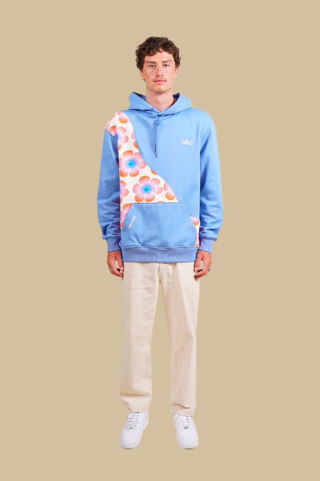 FLOWER POWER・Hoodie unisexe・Bleu poudre - Le Cartel