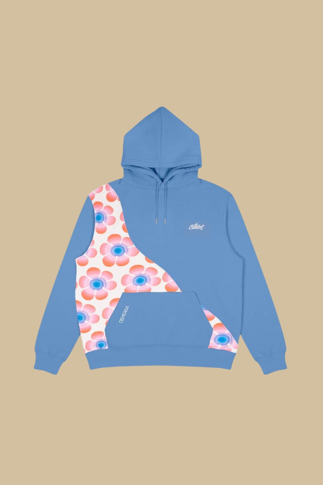 FLOWER POWER・Hoodie unisexe・Bleu poudre - Le Cartel