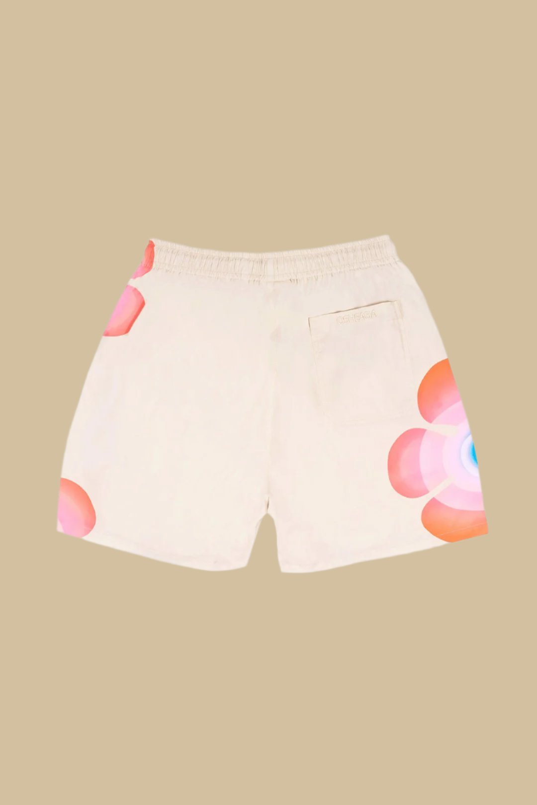 FLOWER POWER・Short imprimé・Crème - Le Cartel