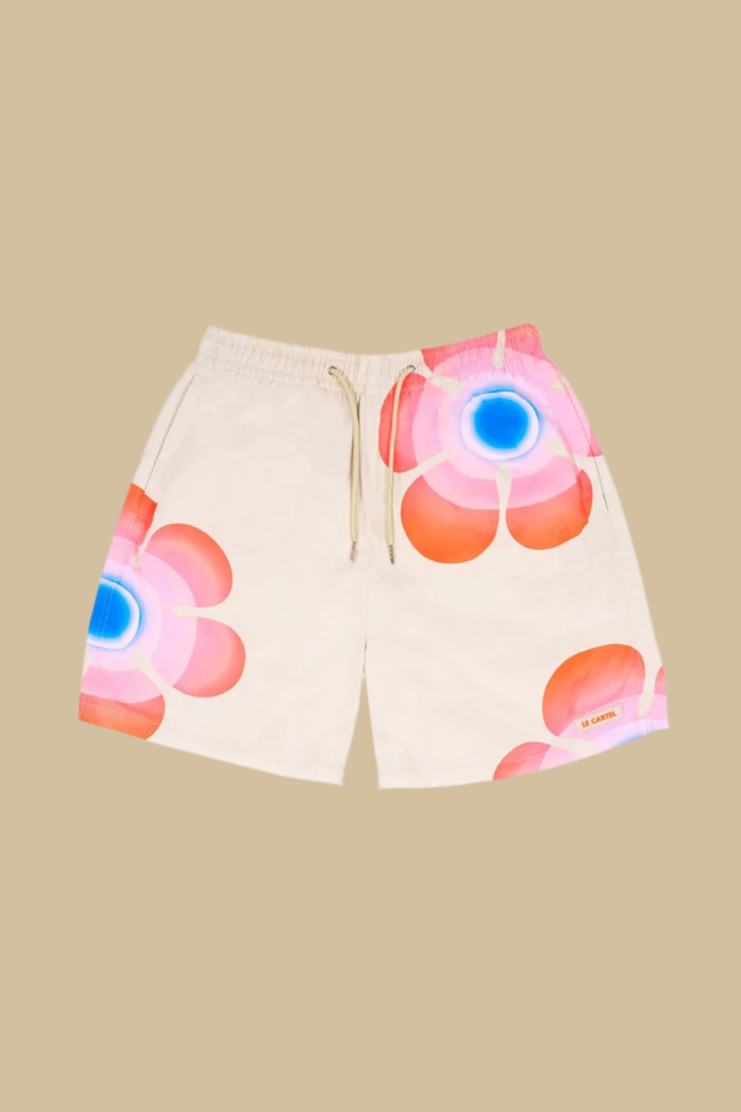 FLOWER POWER・Short imprimé・Crème - Le Cartel