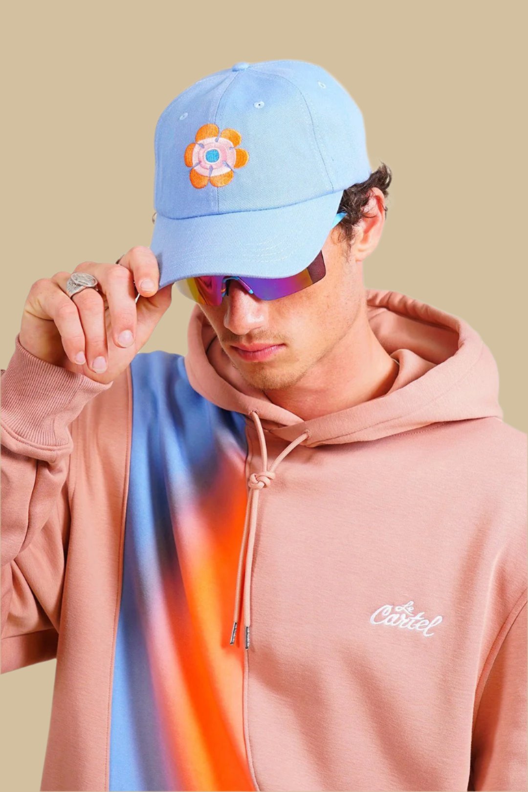 GRADIENT・Hoodie unisexe・Corail - Le Cartel