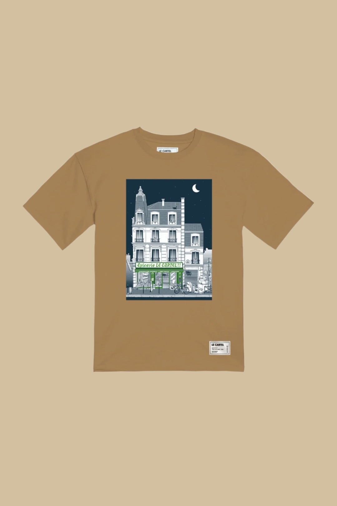 L'ÉPICERIE LE CARTEL・T-shirt unisexe・Latté - Le Cartel