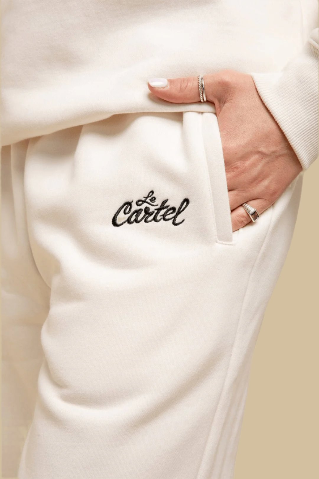 OG・Crewneck unisexe・Blanc cassé - Le Cartel