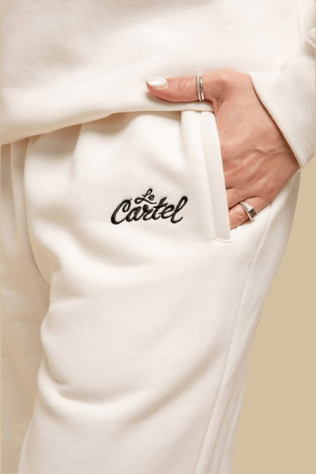 OG・Pantalon unisexe・Blanc cassé - Le Cartel
