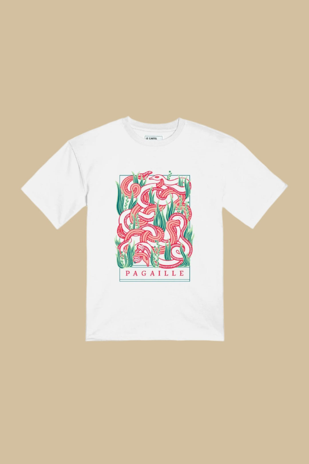 PAGAILLE・T - shirt unisexe・Blanc - Le Cartel