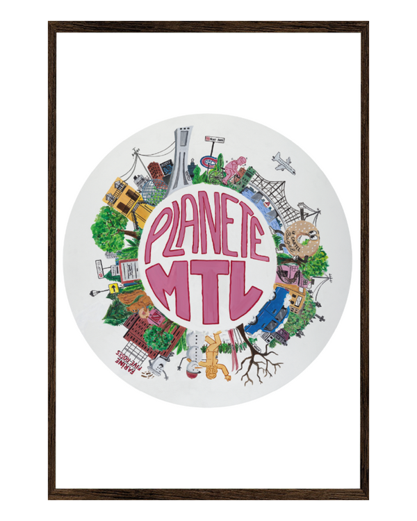 PLANETE MTL・Impression digitale papier