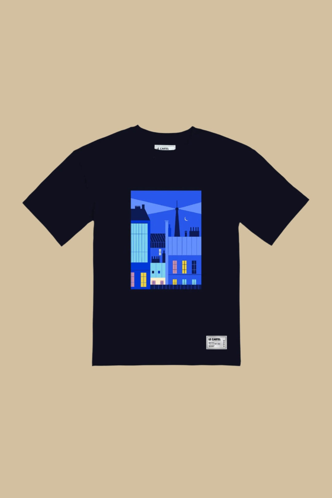 VUE SUR TOUR・T-shirt unisexe・Bleu marine - Le Cartel