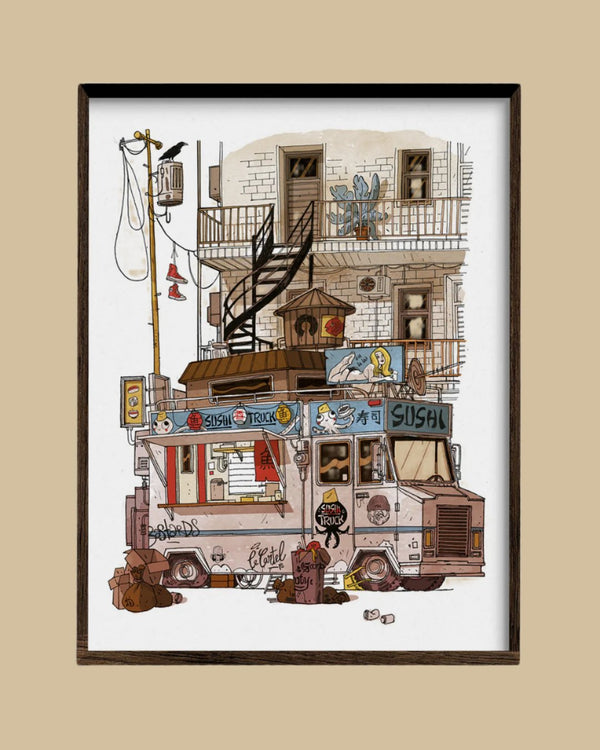 FOODTRUCK・Impression numérique sur papier